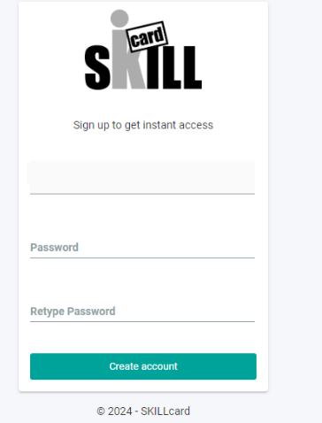 SKILLcard-Register-App